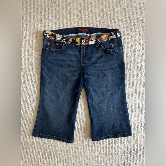 Y2K BABY PHAT BERMUDA SHORTS - Picture 1 of 13